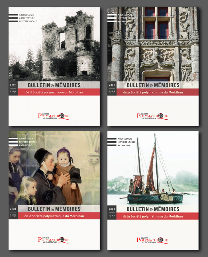 Couvertures des bulletins annuels de la SPM